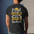 Proud Abuela Of A Class Of 2023 Graduate Graduation Men's Back Print T-shirt Gifts for Him
