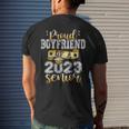 Proud Boyfriend Of A 2023 Senior Class Of 2023 Graduate Men's Back Print T-shirt Gifts for Him