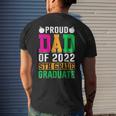 Proud Dad Of A 2022 5Th Grade Graduate Last Day School Fifth Men's Back Print T-shirt Gifts for Him