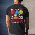 Proud Dad Of 2023 5Th Grade Graduate Fathers Day Graduation Mens Back Print T-shirt Gifts for Him