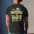Proud Godfather Of 5Th Grade Graduate 2023 Family Graduation Men's Back Print T-shirt Gifts for Him