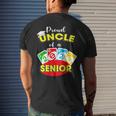 Proud Uncle Of A Class Of 2023 Graduate Senior 2023 Uno Out Mens Back Print T-shirt Gifts for Him