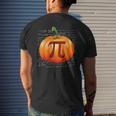Pumpkin Pie Math I Halloween Thanksgiving Pi Day Halloween Men's T-shirt Back Print Gifts for Him