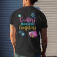 Quilter Sewing Quilting Quote Mens Back Print T-shirt Gifts for Him