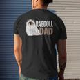 Ragdoll Cat Dad Cat Owner Lovers Men's Back Print T-shirt Gifts for Him