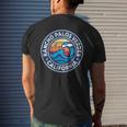 Rancho Palos Verdes California Ca Vintage Nautical Waves Des Men's T-shirt Back Print Gifts for Him