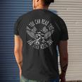 If You Can Read This The Bitch Fell Off Bikers Skull Men's Back Print T-shirt Gifts for Him