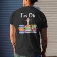 Reading Book Lovers Im Ok National Book Lovers Day Reading Funny Designs Funny Gifts Mens Back Print T-shirt Gifts for Him