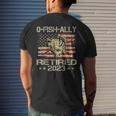 Retirement 2023 Fisherman O-Fish-Ally Retired 2023 Retirement Funny Gifts Mens Back Print T-shirt Gifts for Him