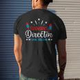 Retro 4Th Of July Funny Fireworks Director If I Run You Run Mens Back Print T-shirt Gifts for Him