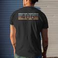 Retro Distressed 406 Area Code Billings Montana Mt State Men's T-shirt Back Print Gifts for Him