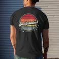 Retro East Schodack Home State Cool 70S Style Sunset Men's T-shirt Back Print Gifts for Him
