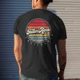 Retro Fuller Acres Home State Cool 70S Style Sunset Men's T-shirt Back Print Gifts for Him