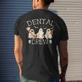 Retro Halloween Dental Crew Boo Th Dentist Hygiene Men's T-shirt Back Print Gifts for Him