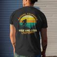 Retro Hayfork California Big Foot Souvenir Men's T-shirt Back Print Gifts for Him