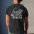 Retro Reel Cool Mama Fishing Fisher For Women Men's Back Print T-shirt Gifts for Him