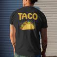Retro Taco Mexican Food Eater Tacos Lover Fiesta Men's T-shirt Back Print Gifts for Him
