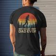Retro Vintage Best Roller Derby Dad Ever Fathers Day For Women Men's Back Print T-shirt Gifts for Him