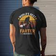 Retro Worlds Best Farter I Mean Father Bigfoot Fathers Day Mens Back Print T-shirt Gifts for Him