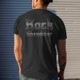 Rock Shredder Men's T-shirt Back Print Gifts for Him