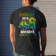 Rollin Into 8 Awesome 2015 Roller Skating 8Th Birthday Boys Mens Back Print T-shirt Gifts for Him