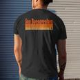 San Buenaventura California Retro 80S Style Men's T-shirt Back Print Gifts for Him
