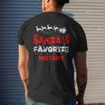 Santas Favorite Notary Job Xmas Men's Back Print T-shirt Gifts for Him