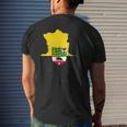 Saxony-Anhalt Flag German Region Men's T-shirt Back Print Gifts for Him Saxony-Anhalt Flag German Region Men's T-shirt Back Print Gifts for Him