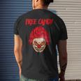 Scary Clown Creepy Halloween Costume Evil Killer Mens Back Print T-shirt Gifts for Him