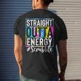 Scrub Life Straight Outta Energy Tie Dye Mens Back Print T-shirt Gifts for Him