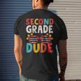 Second 2Nd Grade Dude First Day Of School Student Kids Boys Mens Back Print T-shirt Gifts for Him