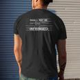 Shall Not Be Infringed Second Amendment Ar15 Pro Gun 2A Mens Back Print T-shirt Gifts for Him