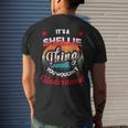 Shellie Name Its A Shellie Thing Mens Back Print T-shirt Gifts for Him