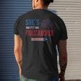 Shes My Firecracker Fireworks Usa Flag Couples 4Th Of July Usa Funny Gifts Mens Back Print T-shirt Gifts for Him