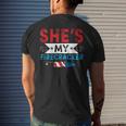 Shes My Firecracker His And Hers 4Th July Matching Couples Mens Back Print T-shirt Gifts for Him
