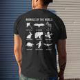 Simmple Vintage Humor Funny Rare Animals Of The Worlds Animals Funny Gifts Mens Back Print T-shirt Gifts for Him