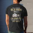 Im A Simple Old Man Im Grumpy And Like My Dog Men's Back Print T-shirt Gifts for Him Im A Simple Old Man Im Grumpy And Like My Dog Men's Back Print T-shirt Gifts for Him