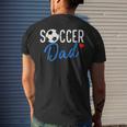 Soccer Dad Sports Dad Fathers Day Men's Back Print T-shirt Gifts for Him
