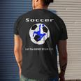 Soccer Let The Games BeginMen's Back Print T-shirt Gifts for Him