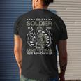Being A Soldier A Choice Being An Army Veteran An Honor Men's Back Print T-shirt Gifts for Him