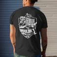 It Is A Spearman Thing Men's T-shirt Back Print Gifts for Him