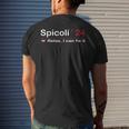 Spicoli 24 Relax I Can Fix It Men's Back Print T-shirt Gifts for Him