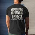 Spring Break Party 1982 Partying Vintage Mens Back Print T-shirt Gifts for Him