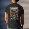 Spurlock Name Gift Spurlock Brave Heart V2 Mens Back Print T-shirt Gifts for Him