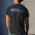 Stars Stripes And Equal Rights 4Th Of July Equal Rights Funny Gifts Mens Back Print T-shirt Gifts for Him