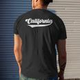 State Of California Mens Back Print T-shirt Gifts for Him