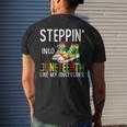Stepping Into Junenth Like My Ancestors Happy Junenth Mens Back Print T-shirt Gifts for Him