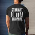 Straight Outta Grand Prairie Men's T-shirt Back Print Gifts for Him