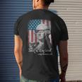 Suck It England Funny 4Th Of July George Washington 1776 Mens Back Print T-shirt Gifts for Him