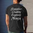 Supplier Quality Engineer Occupation Work Men's T-shirt Back Print Gifts for Him